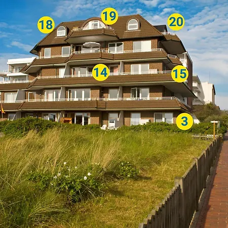 Haus Strandblick - 3 Appartement Wangerooge